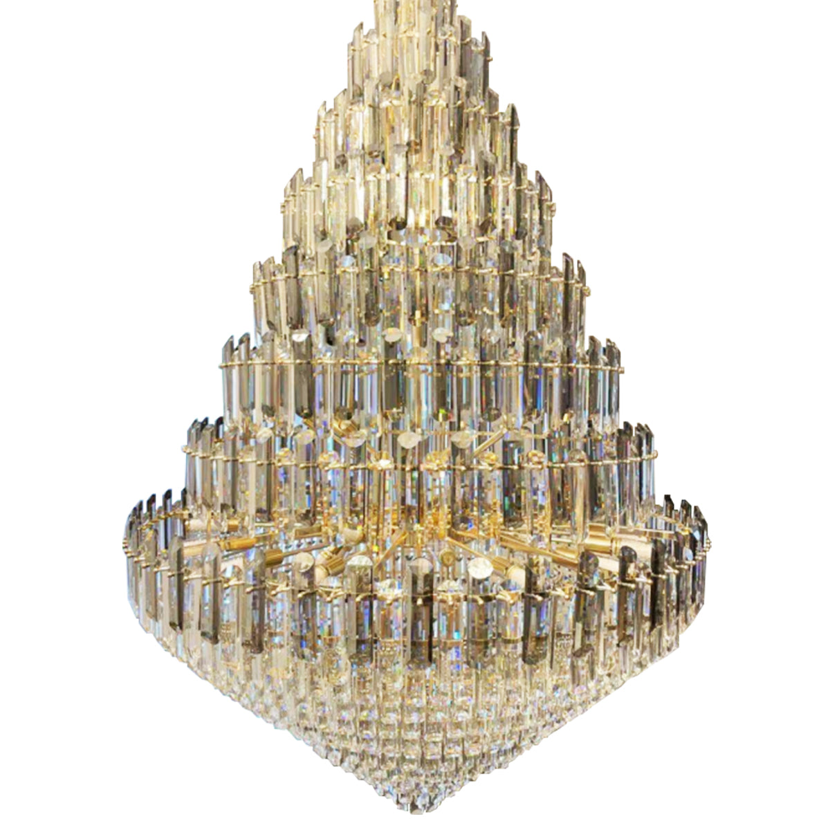 Sorreno Crystal Chandelier with 24 Lights - 800mm,  Gold