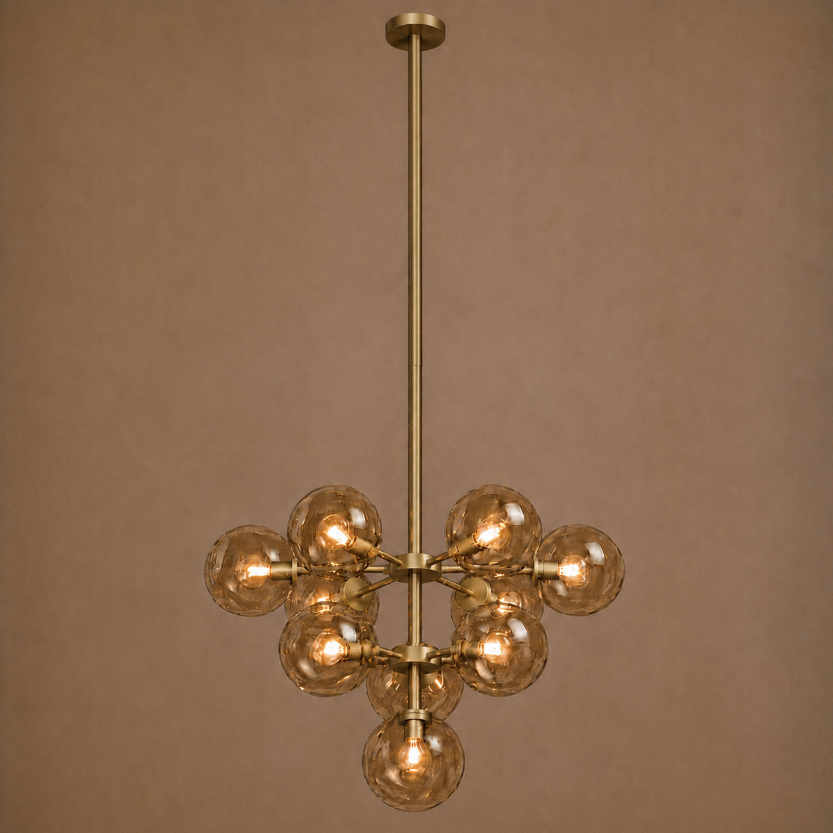 Speros 10 Light Glass Sphere Round Pendant