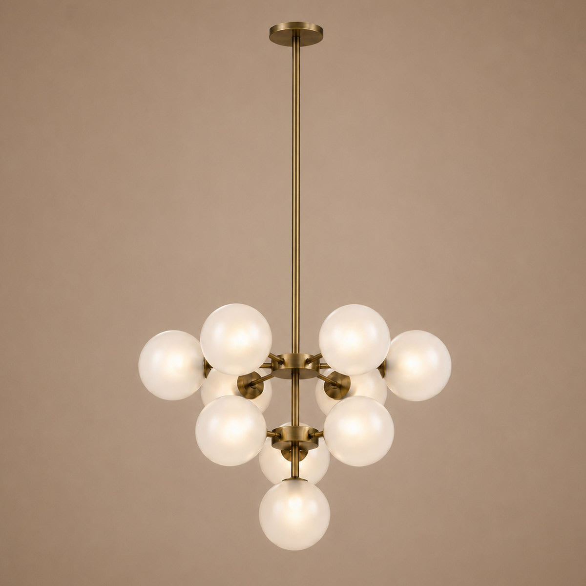 Speros 10 Light Glass Sphere Round Pendant