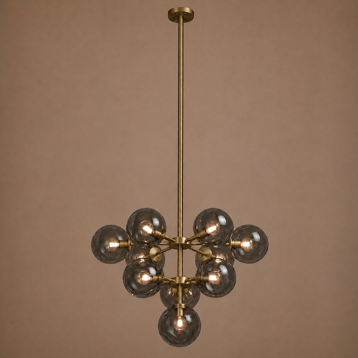 Speros 10 Light Glass Sphere Round Pendant