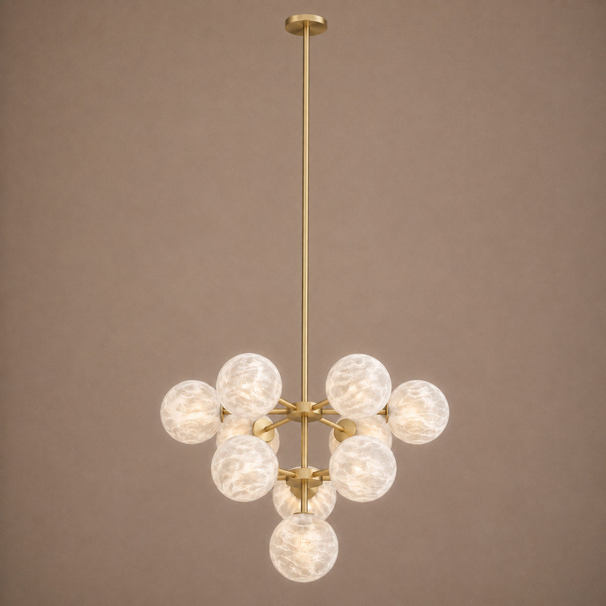 Speros 10 Light Glass Sphere Round Pendant
