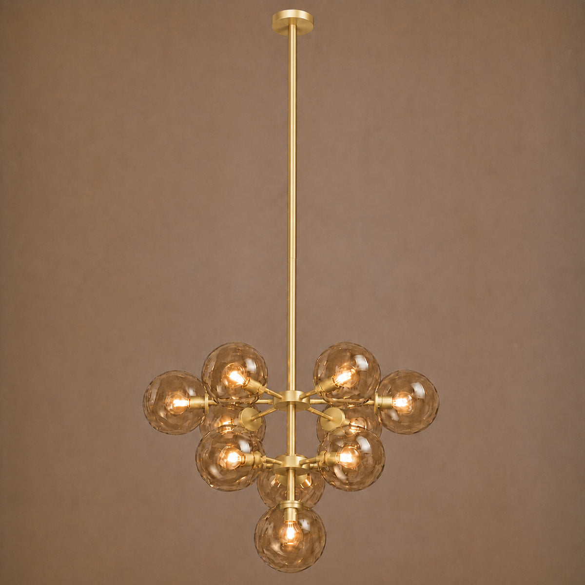 Speros 10 Light Glass Sphere Round Pendant