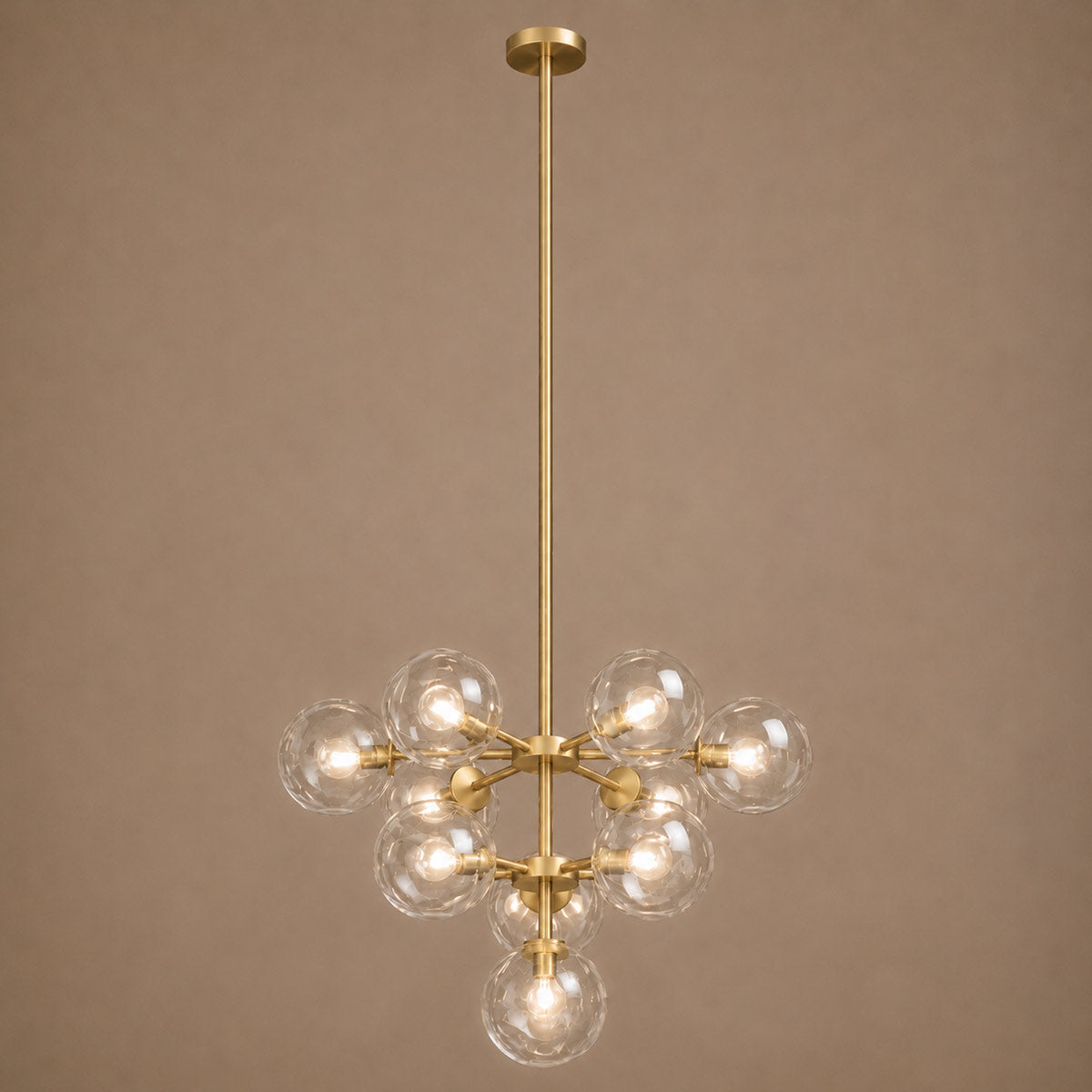 Speros 10 Light Glass Sphere Round Pendant