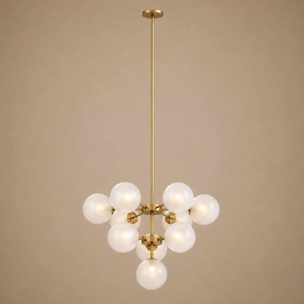 Speros 10 Light Glass Sphere Round Pendant