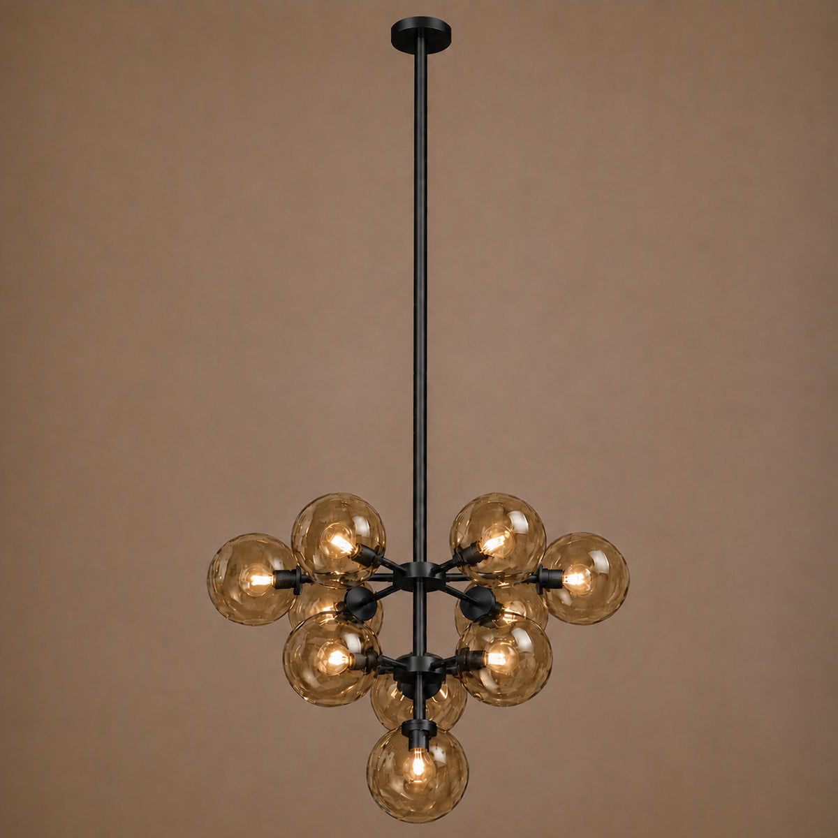 Speros 10 Light Glass Sphere Round Pendant