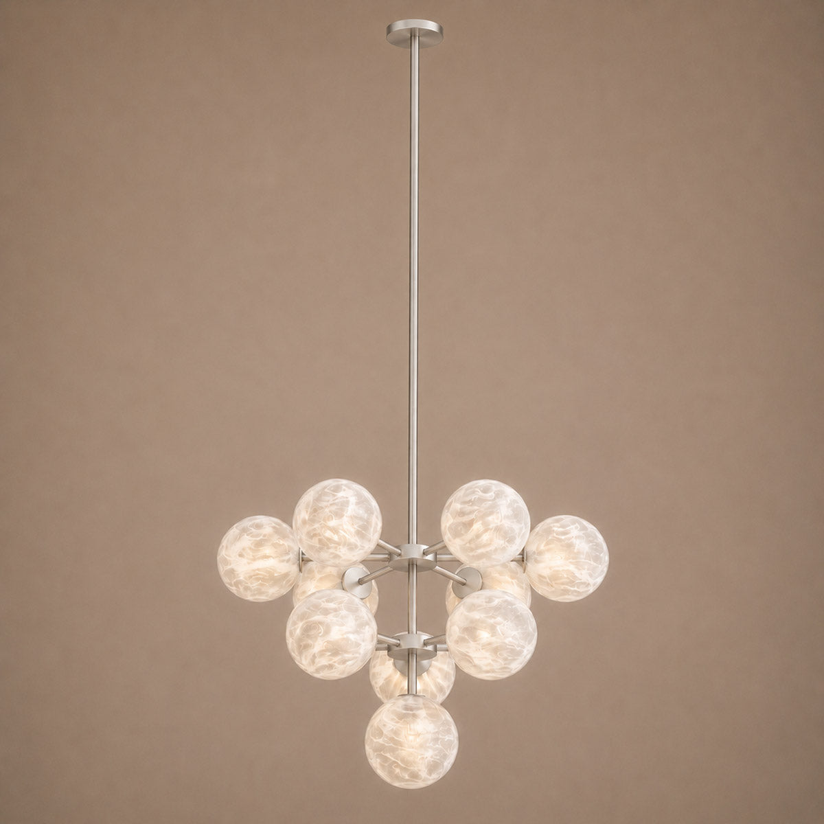 Speros 10 Light Glass Sphere Round Pendant