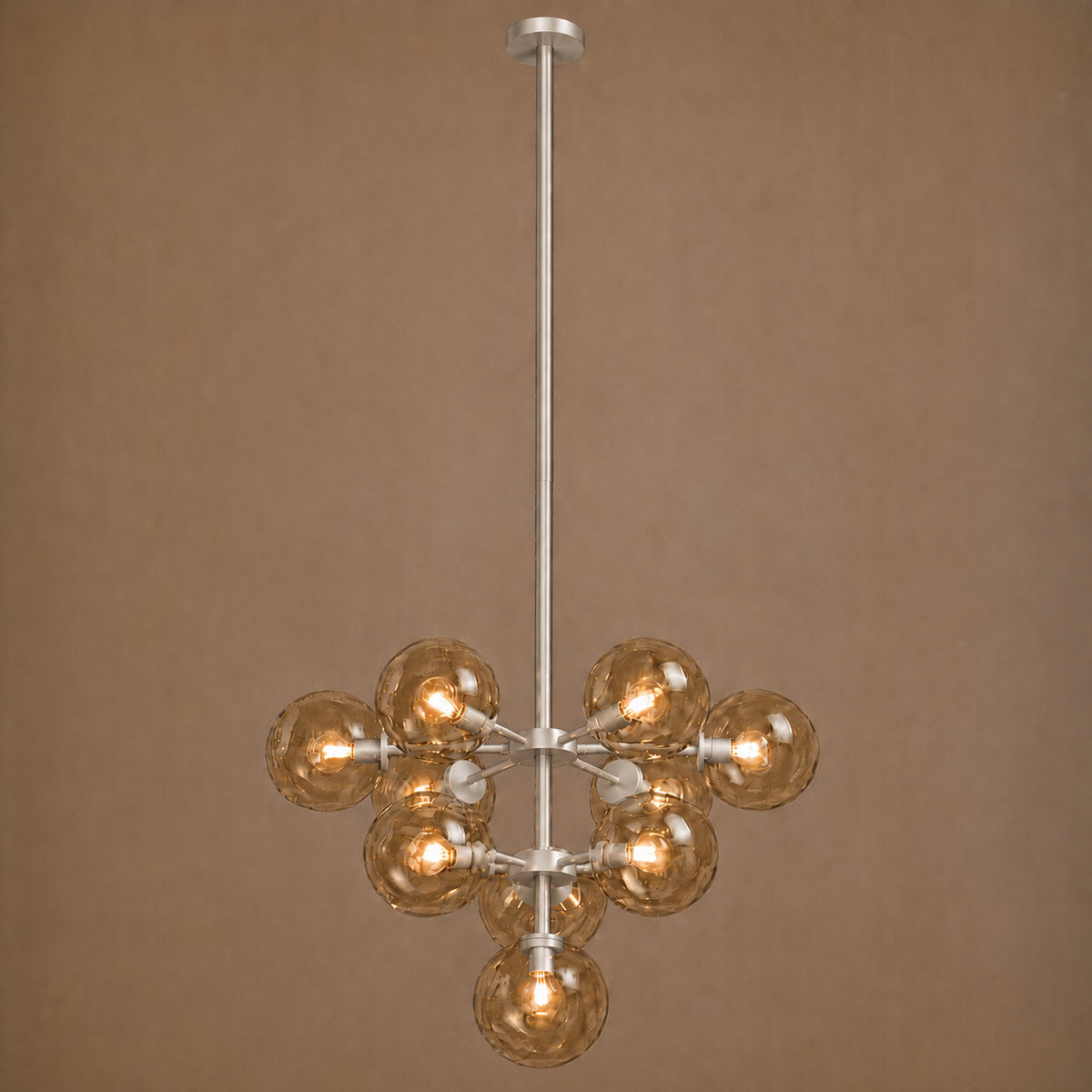 Speros 10 Light Glass Sphere Round Pendant