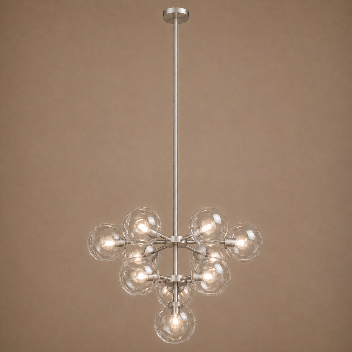 Speros 10 Light Glass Sphere Round Pendant