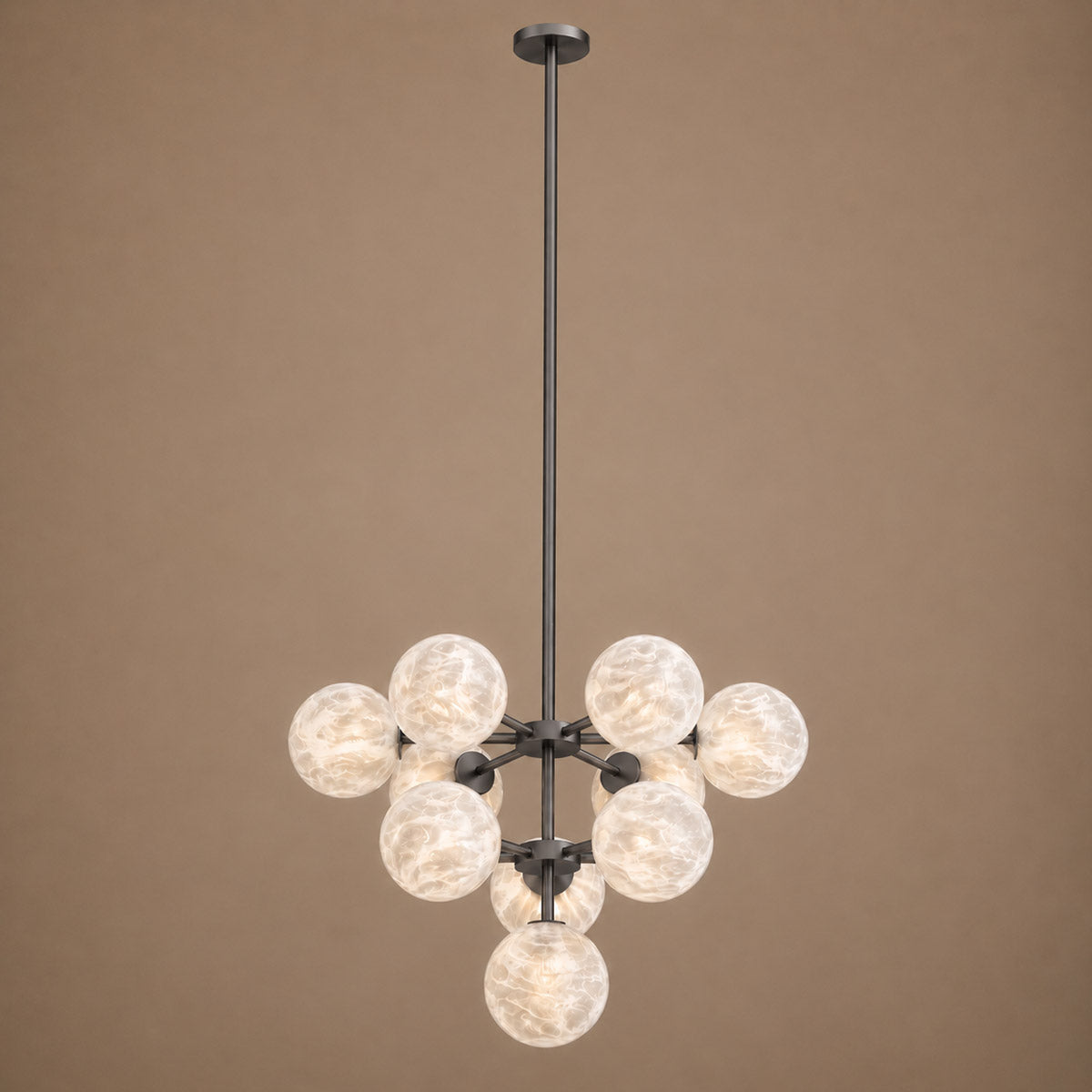 Speros 10 Light Glass Sphere Round Pendant
