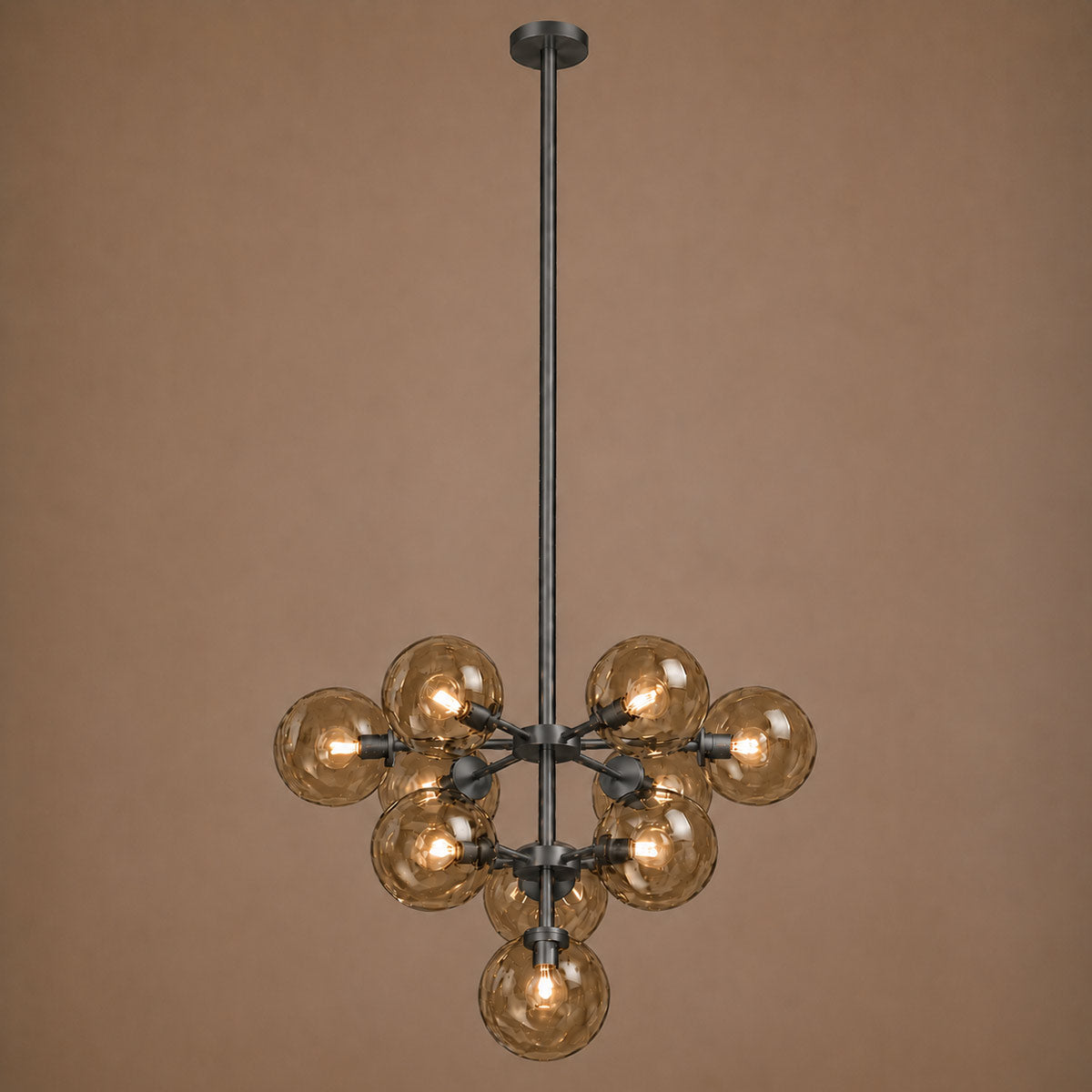 Speros 10 Light Glass Sphere Round Pendant