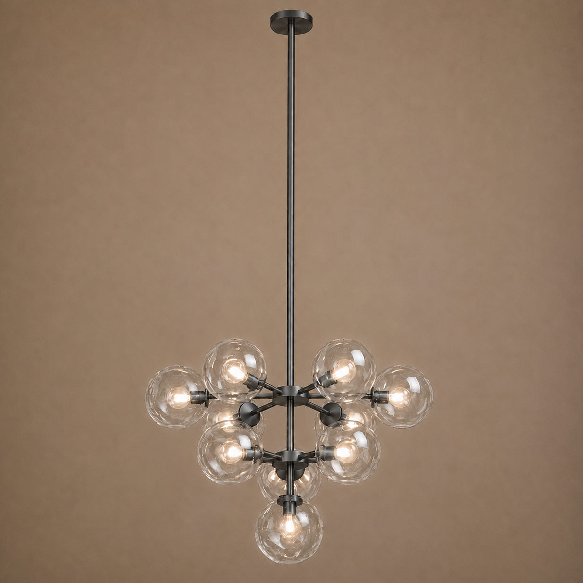 Speros 10 Light Glass Sphere Round Pendant