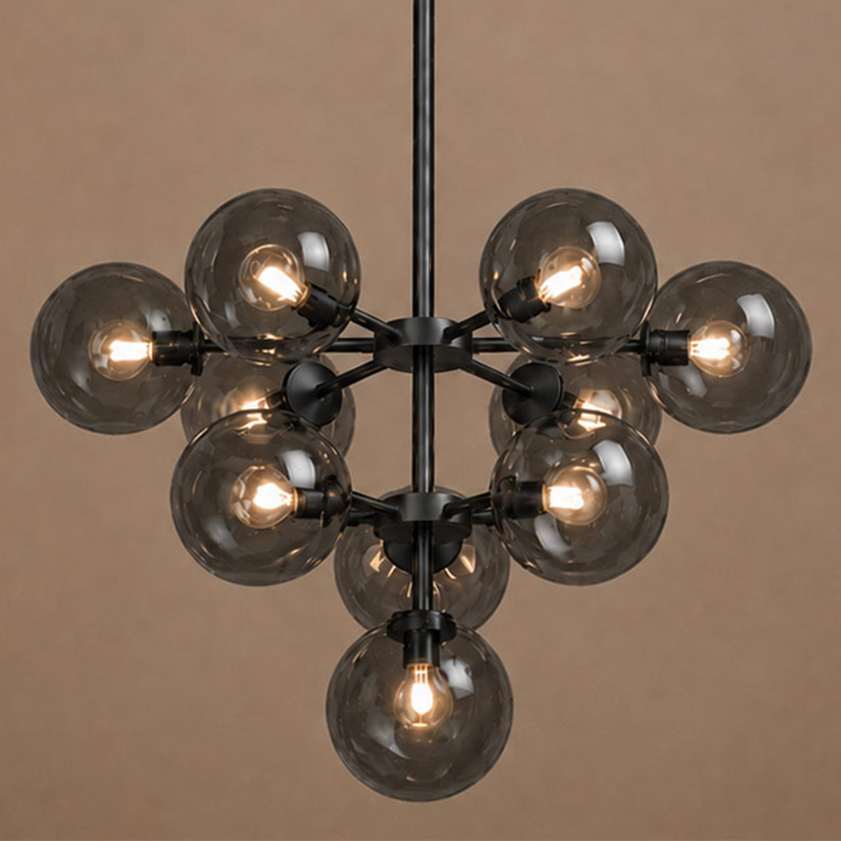 Speros 10 Light Glass Sphere Round Pendant