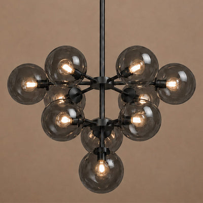 Speros 10 Light Glass Sphere Round Pendant