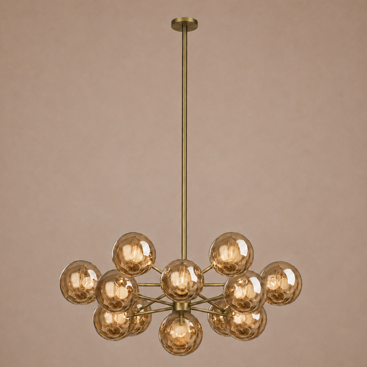 Speros 12 Light Glass Sphere Round Pendant