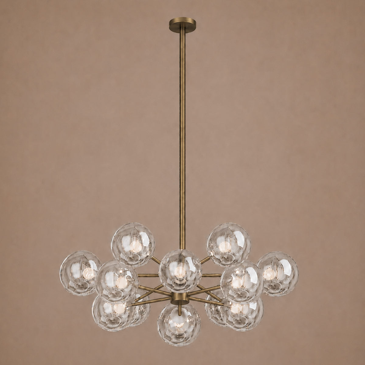 Speros 12 Light Glass Sphere Round Pendant