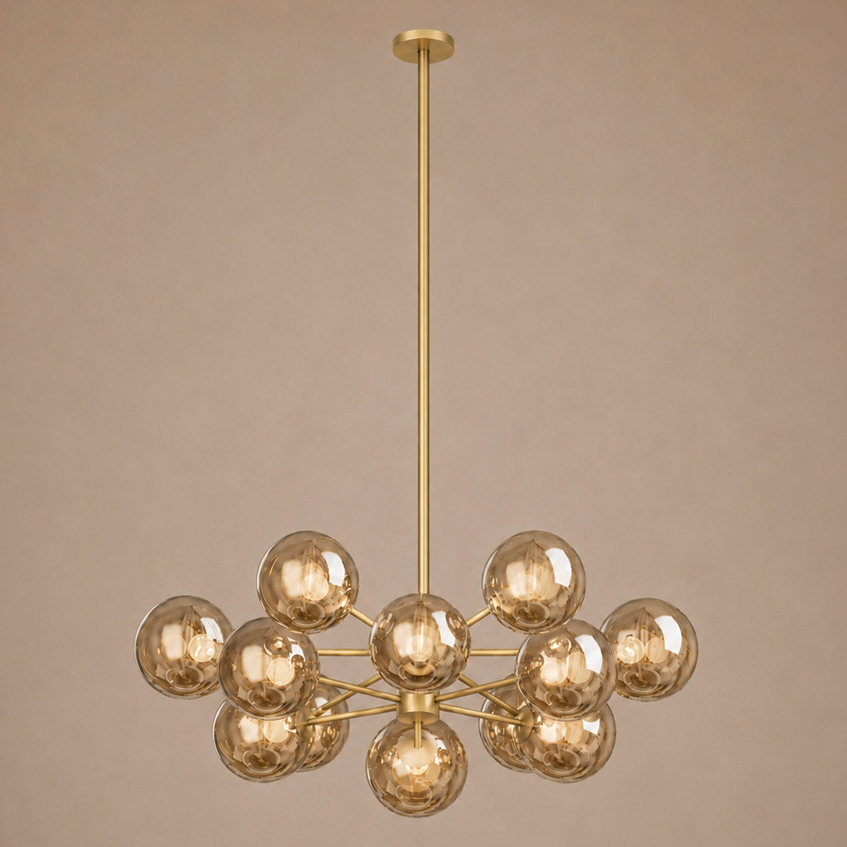 Speros 12 Light Glass Sphere Round Pendant