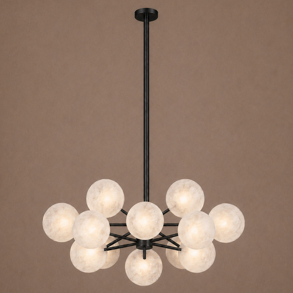 Speros 12 Light Glass Sphere Round Pendant