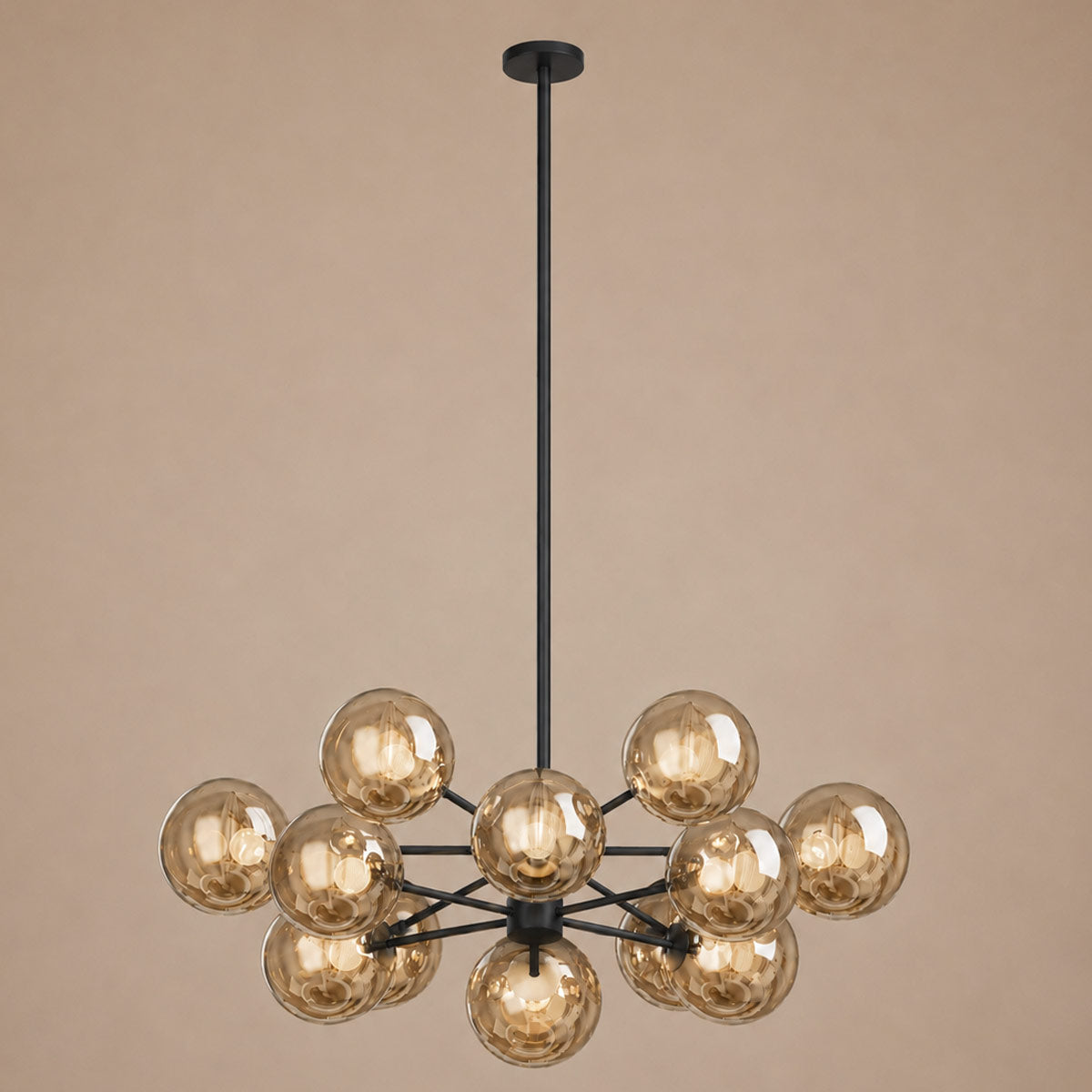 Speros 12 Light Glass Sphere Round Pendant