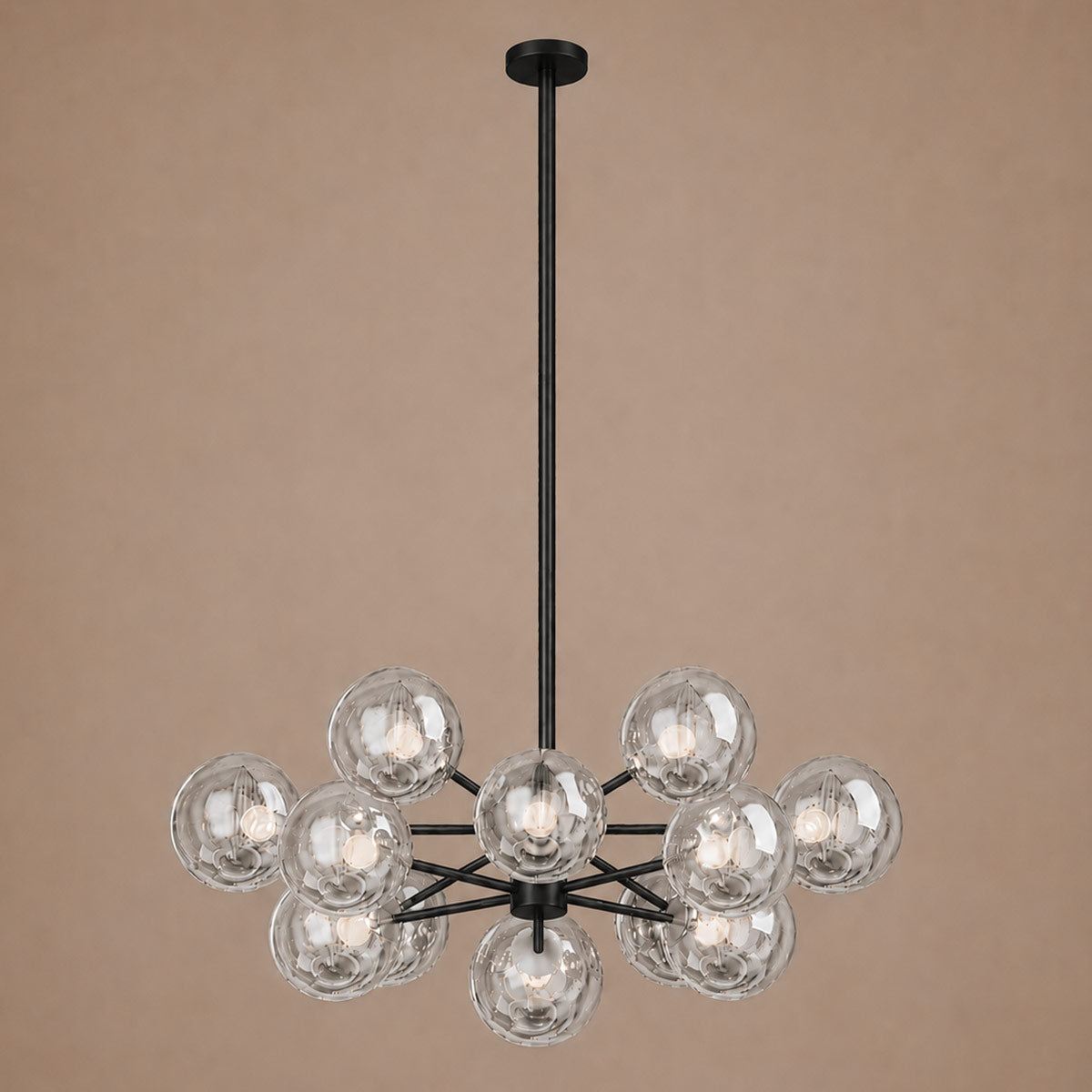 Speros 12 Light Glass Sphere Round Pendant