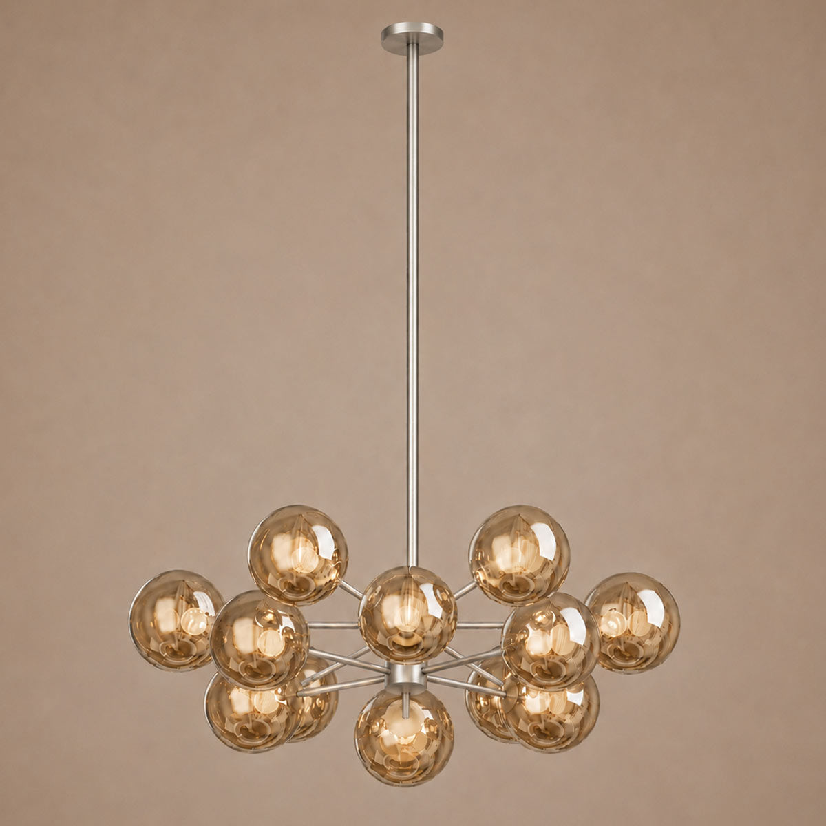 Speros 12 Light Glass Sphere Round Pendant