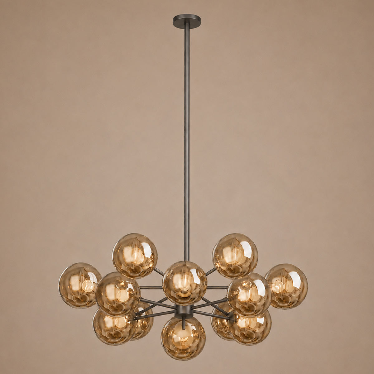 Speros 12 Light Glass Sphere Round Pendant