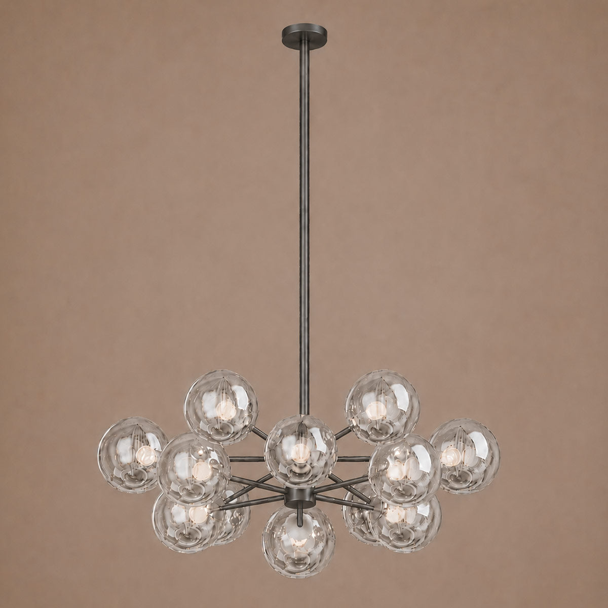 Speros 12 Light Glass Sphere Round Pendant