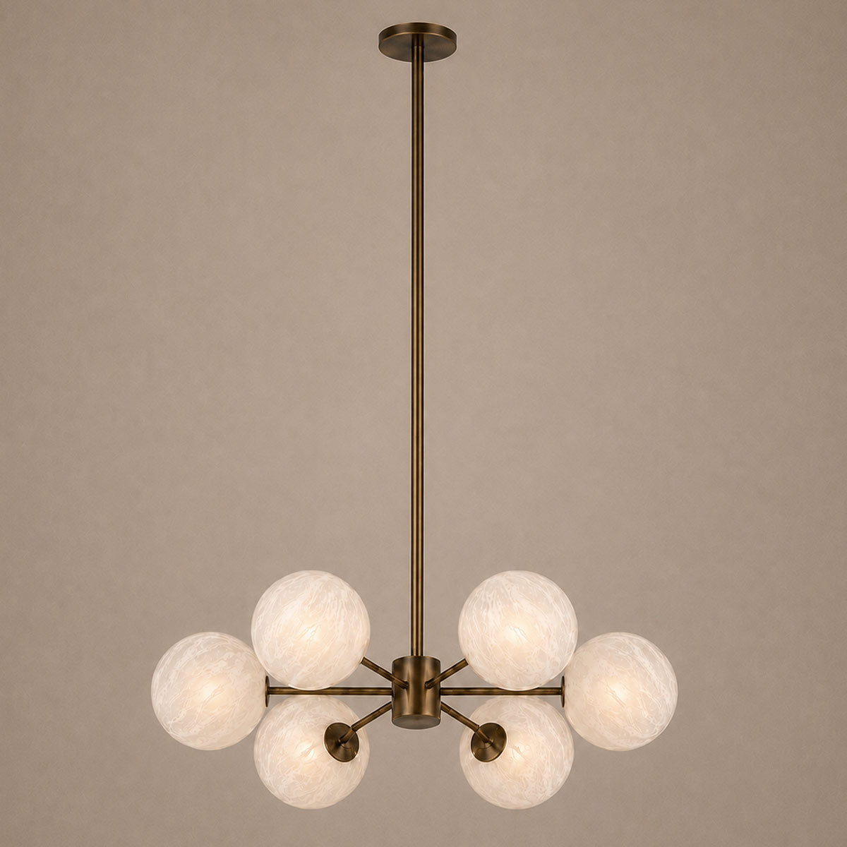 Speros 6 Light Glass Sphere Round Pendant