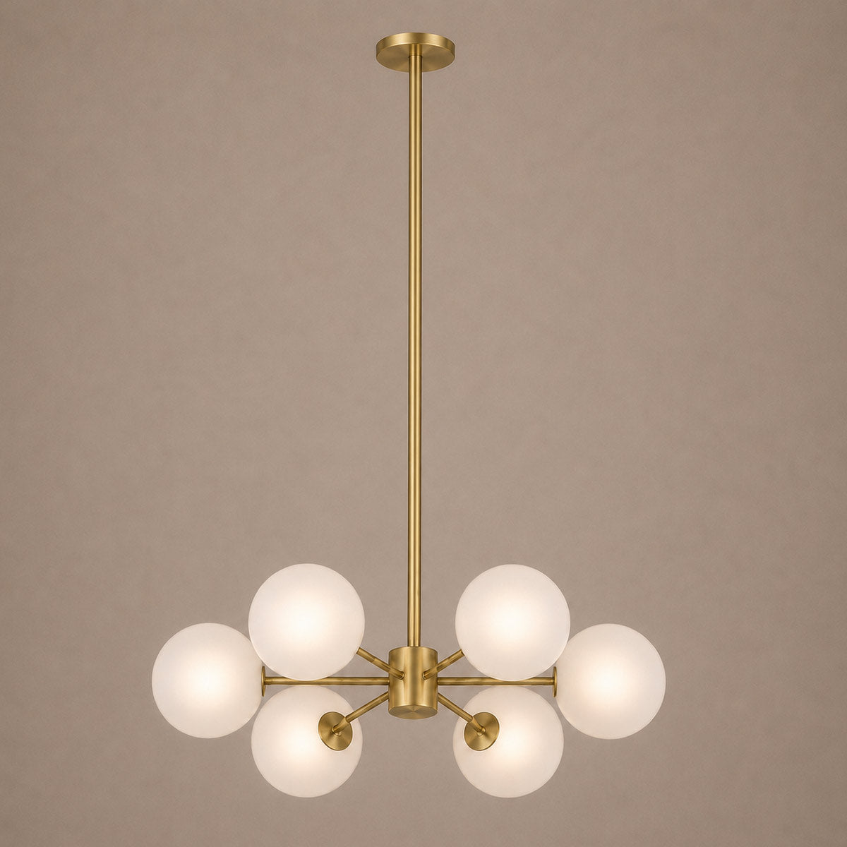 Speros 6 Light Glass Sphere Round Pendant