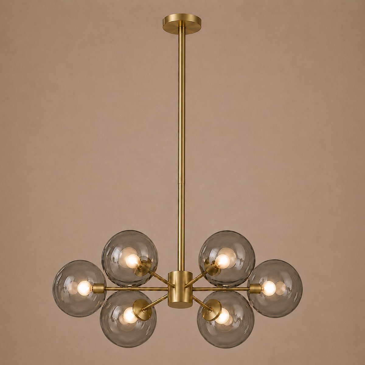Speros 6 Light Glass Sphere Round Pendant