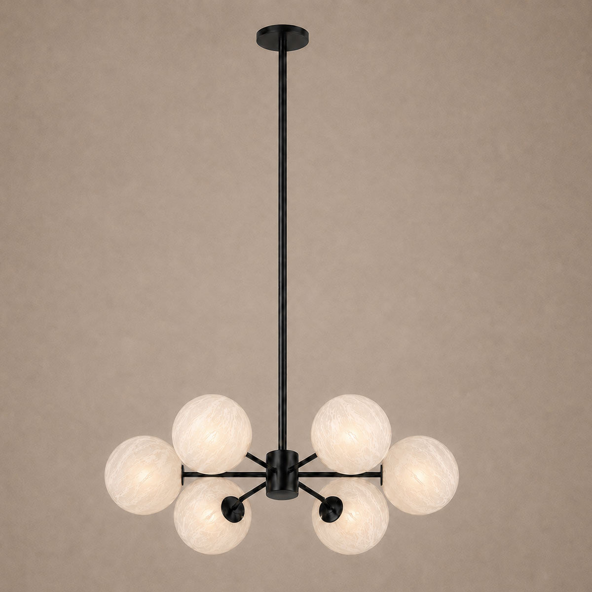 Speros 6 Light Glass Sphere Round Pendant