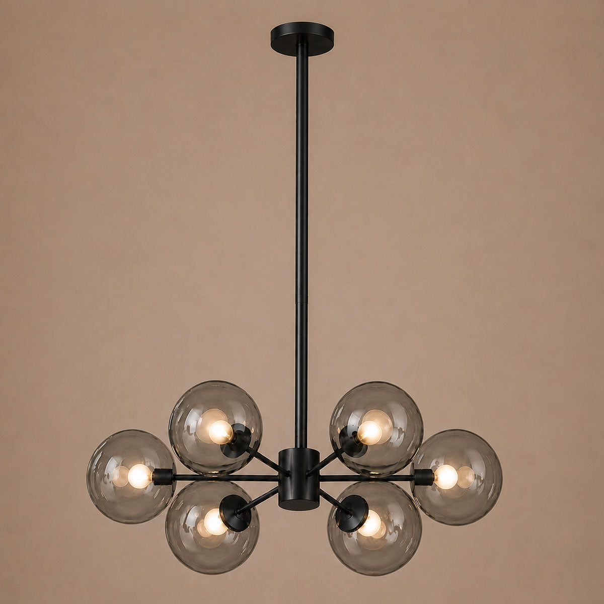 Speros 6 Light Glass Sphere Round Pendant