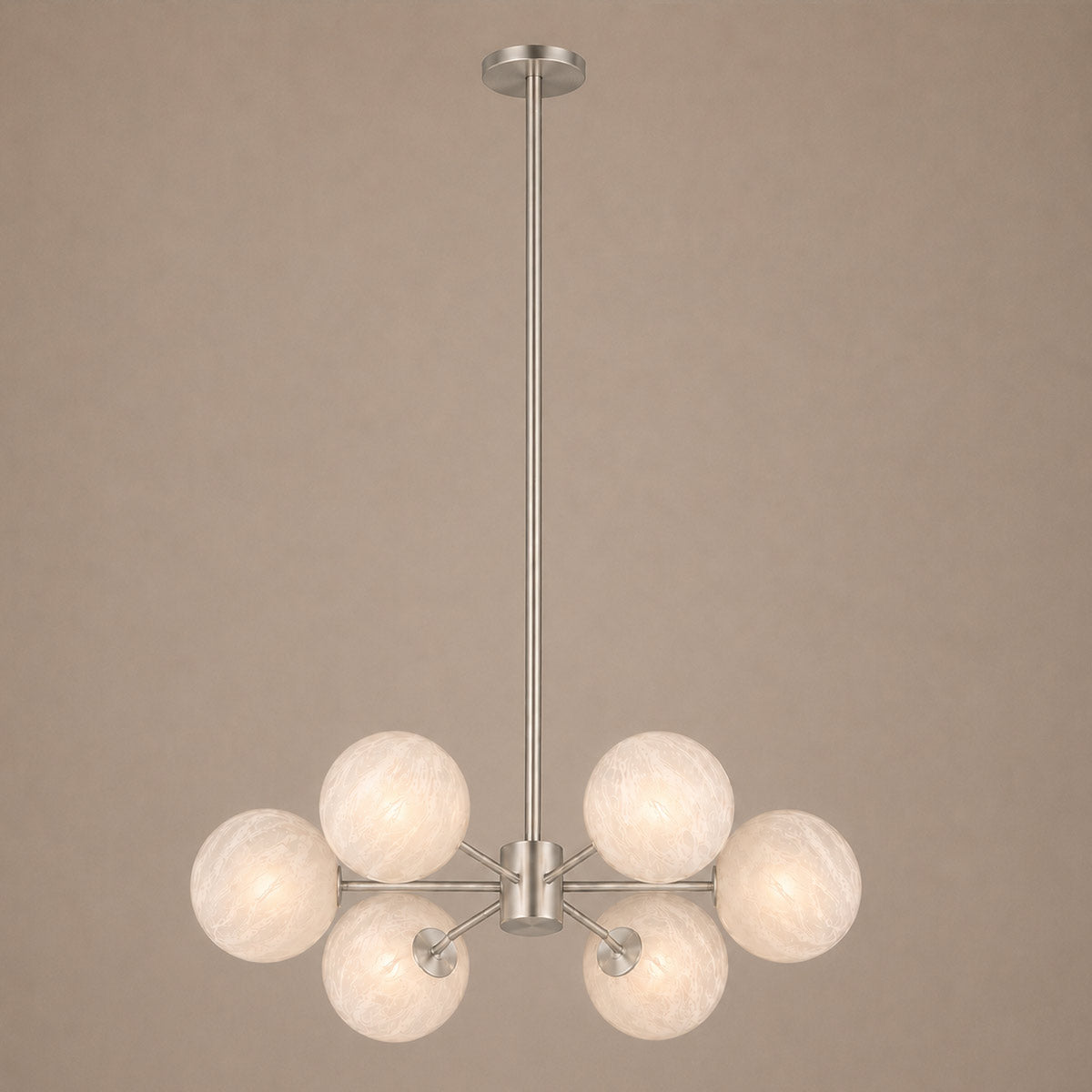 Speros 6 Light Glass Sphere Round Pendant