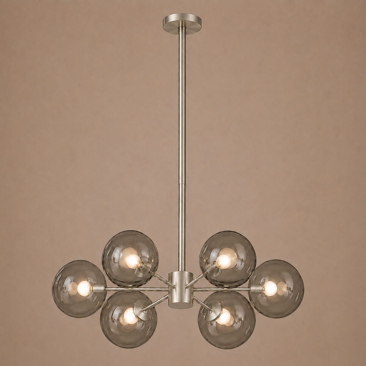 Speros 6 Light Glass Sphere Round Pendant