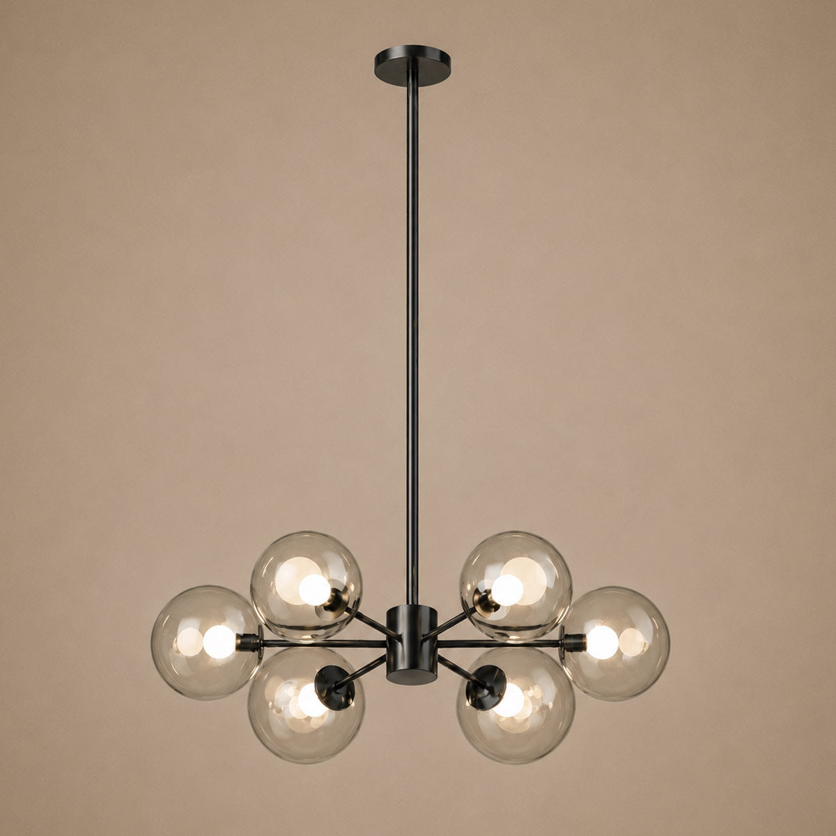 Speros 6 Light Glass Sphere Round Pendant