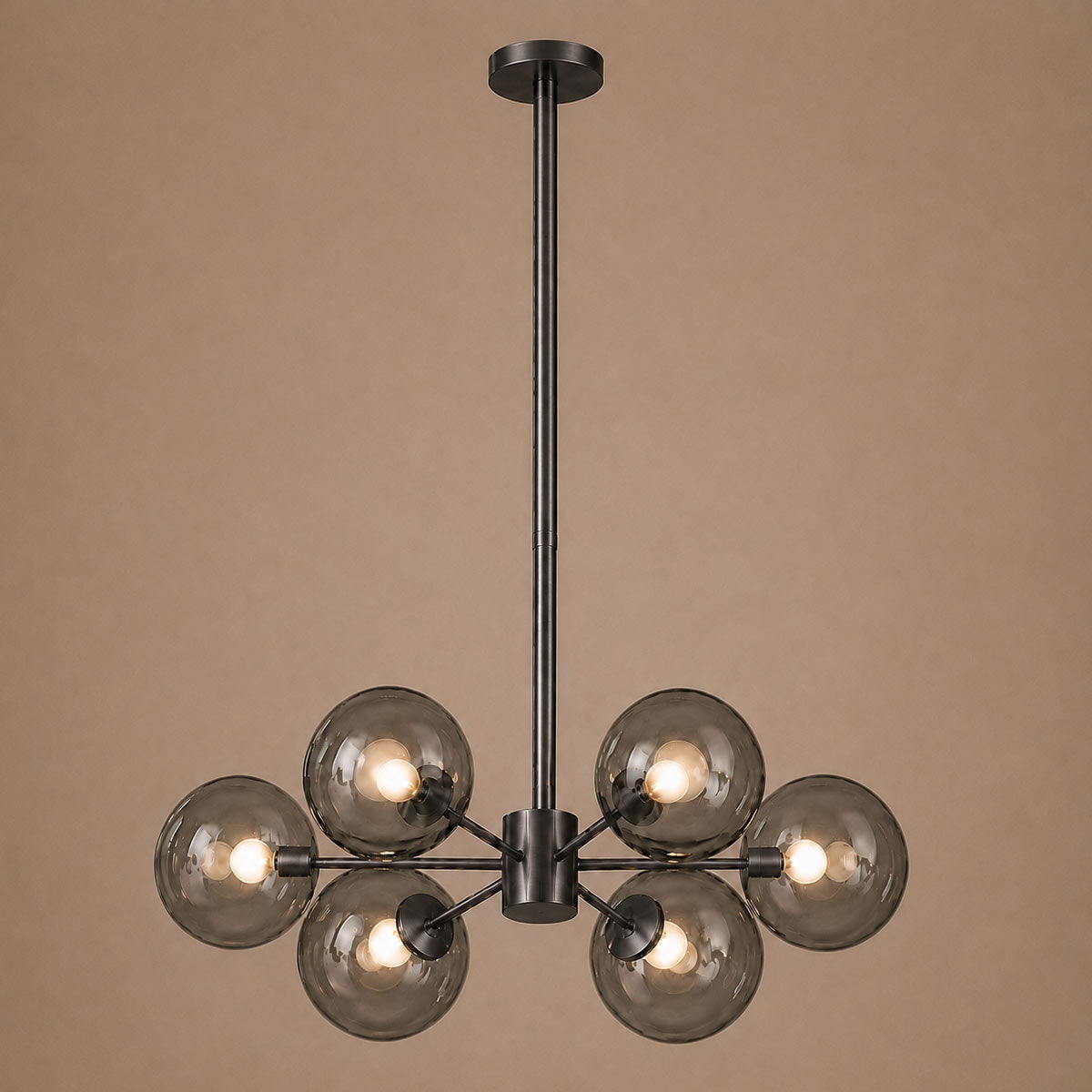 Speros 6 Light Glass Sphere Round Pendant