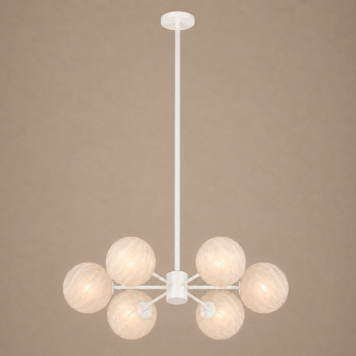 Speros 6 Light Glass Sphere Round Pendant