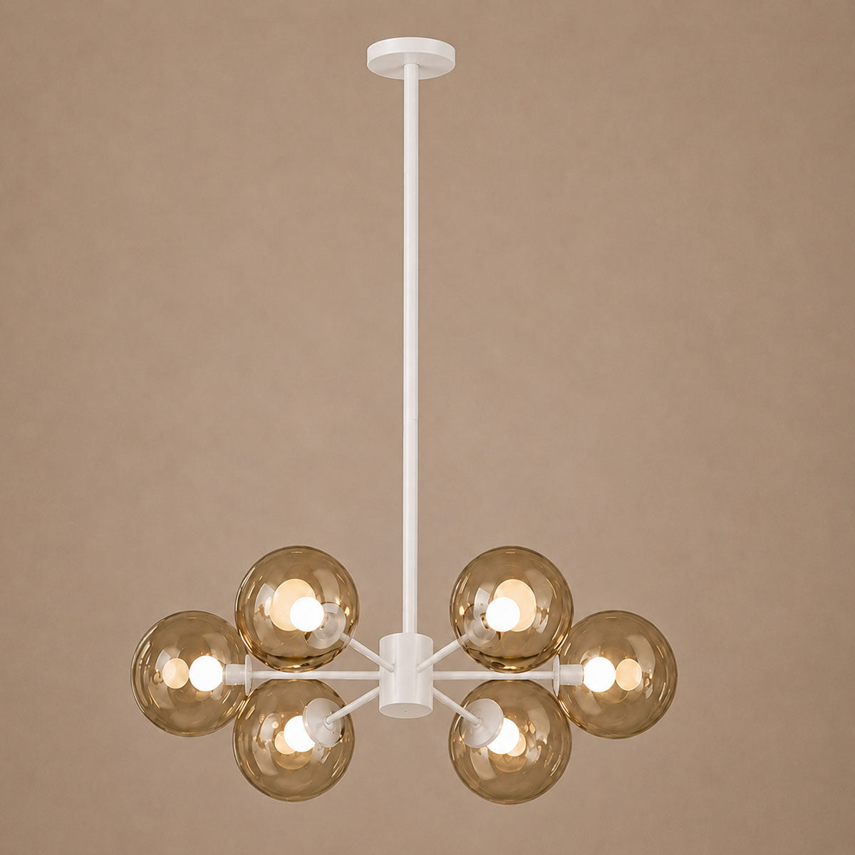 Speros 6 Light Glass Sphere Round Pendant