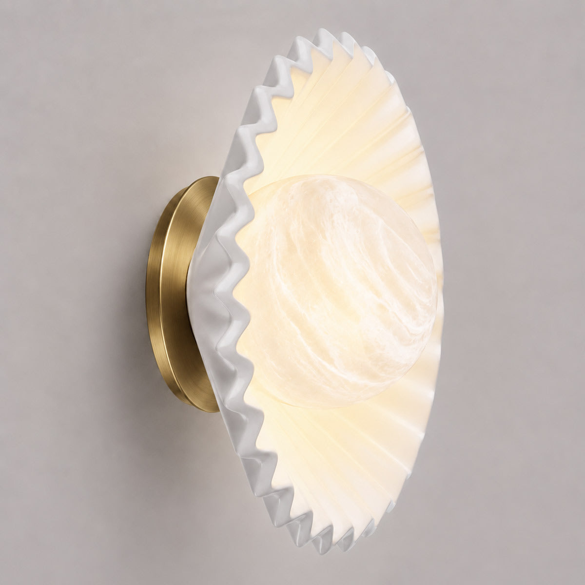 Speros Bowlos Fluted Wall Light