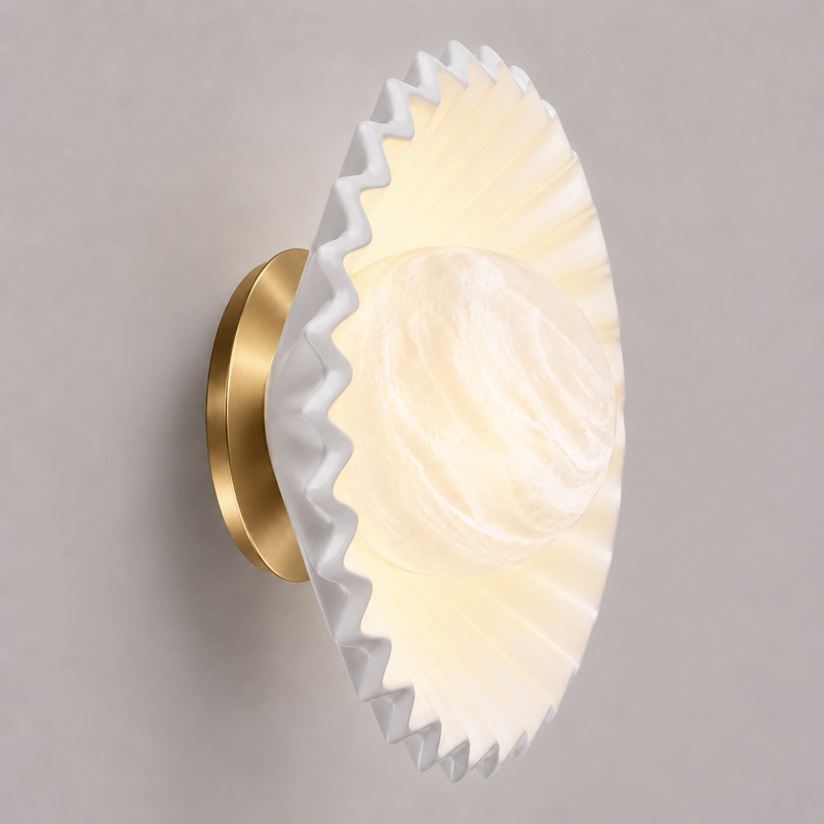 Speros Bowlos Fluted Wall Light