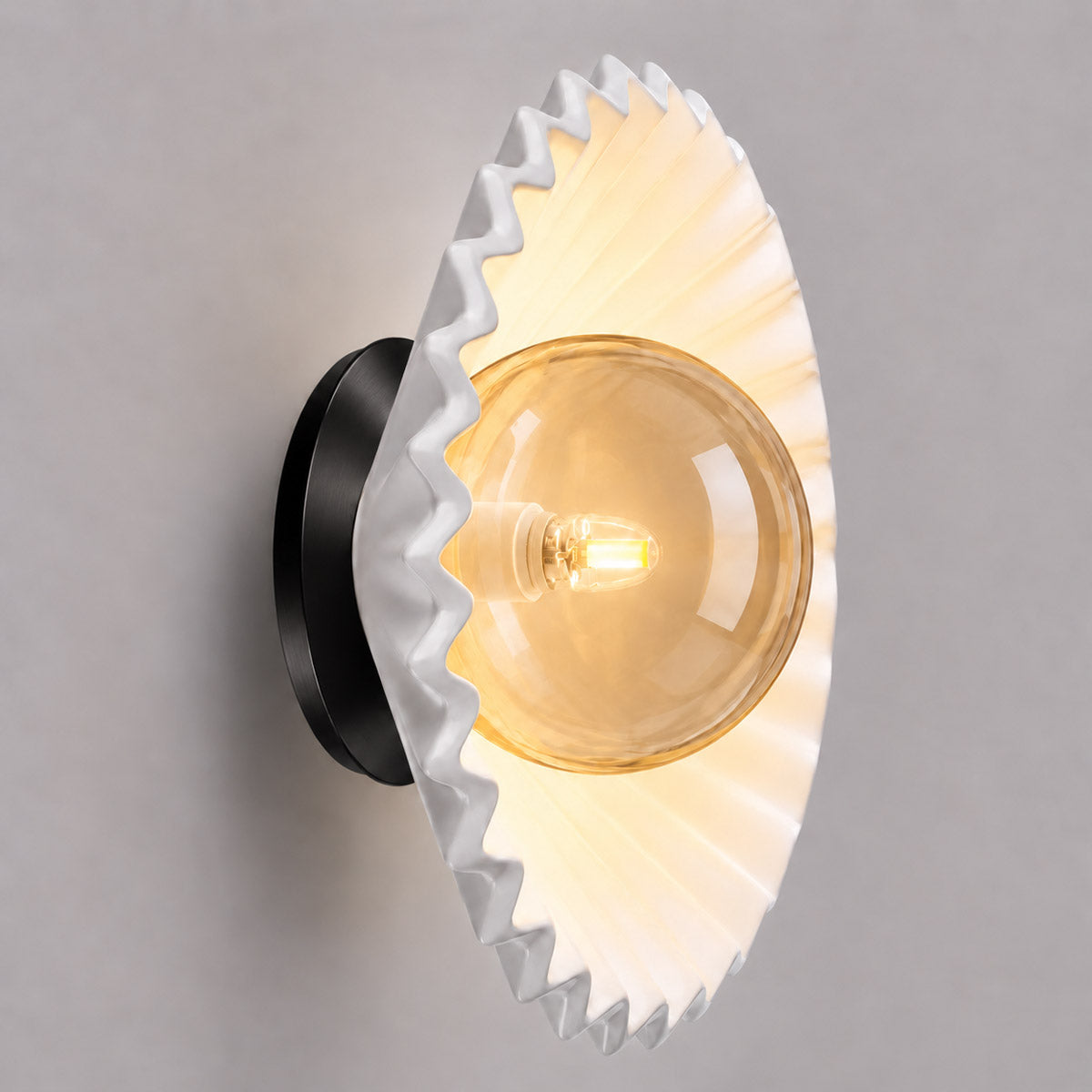 Speros Bowlos Fluted Wall Light
