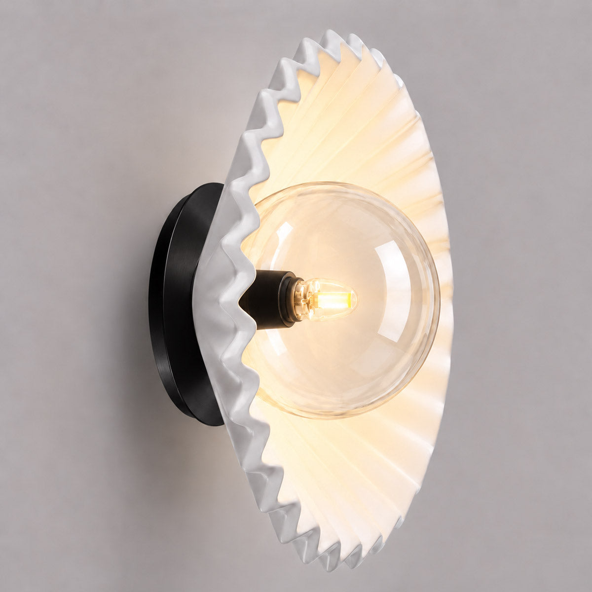 Speros Bowlos Fluted Wall Light