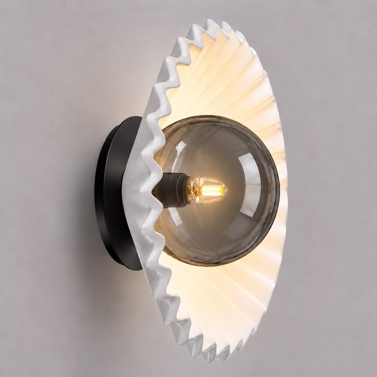 Speros Bowlos Fluted Wall Light