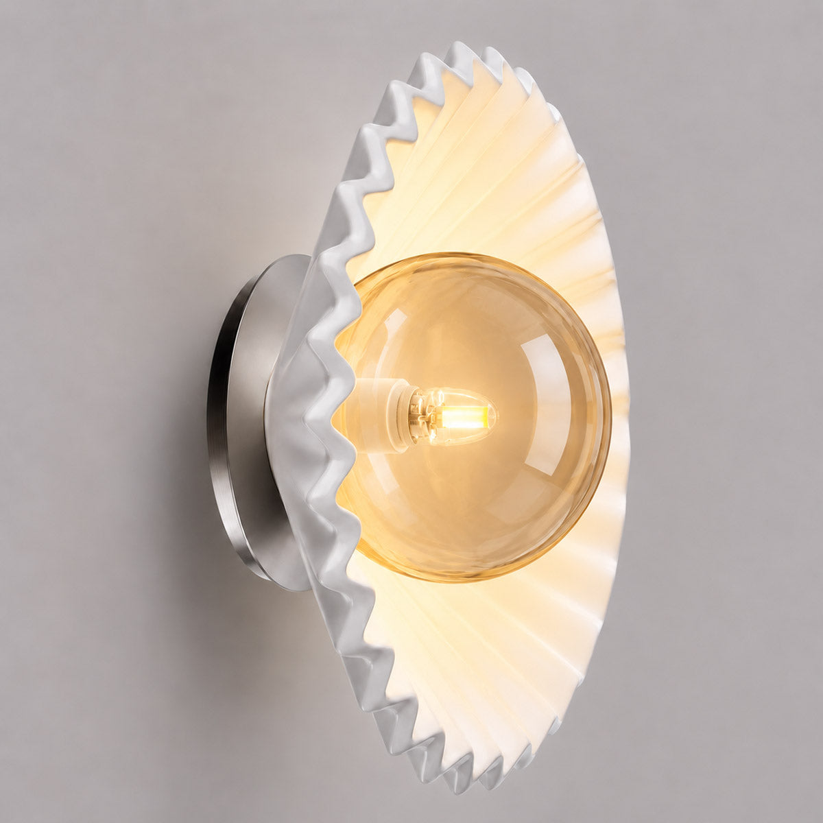 Speros Bowlos Fluted Wall Light