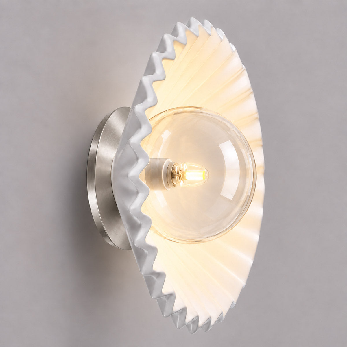Speros Bowlos Fluted Wall Light