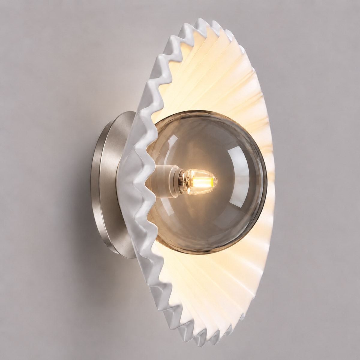 Speros Bowlos Fluted Wall Light