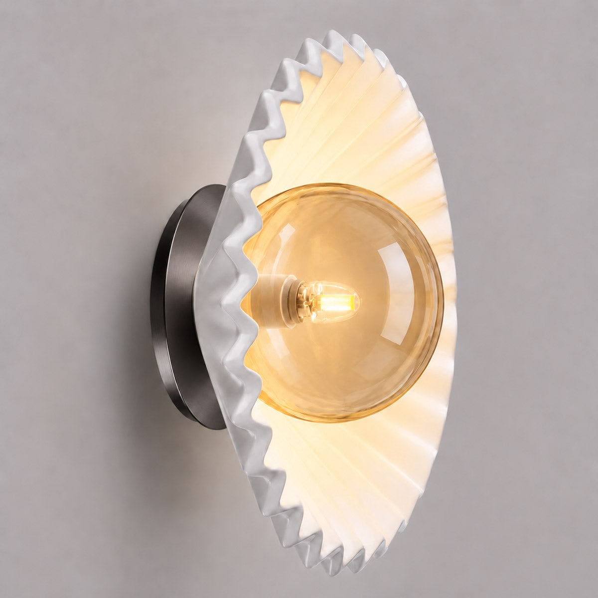 Speros Bowlos Fluted Wall Light