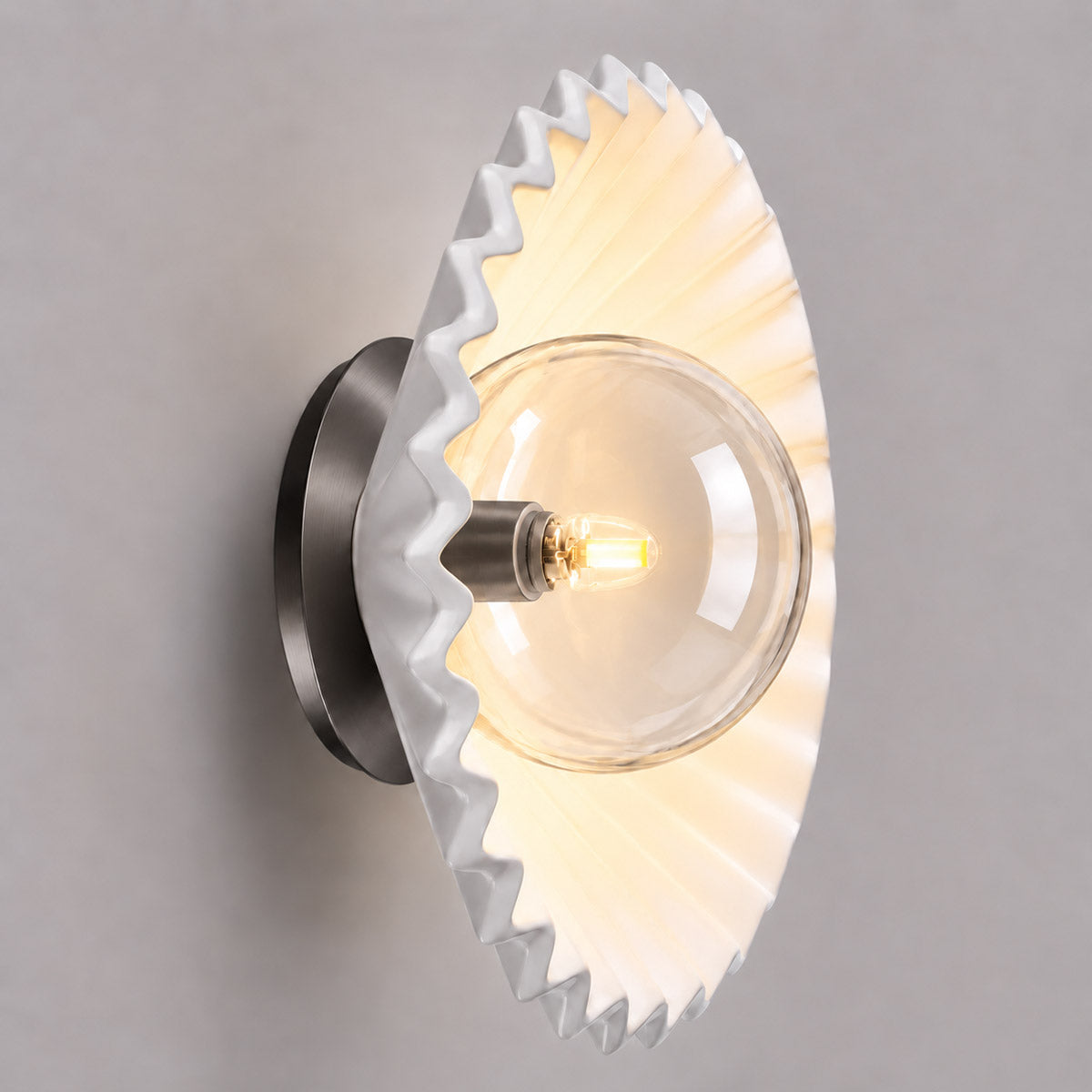 Speros Bowlos Fluted Wall Light