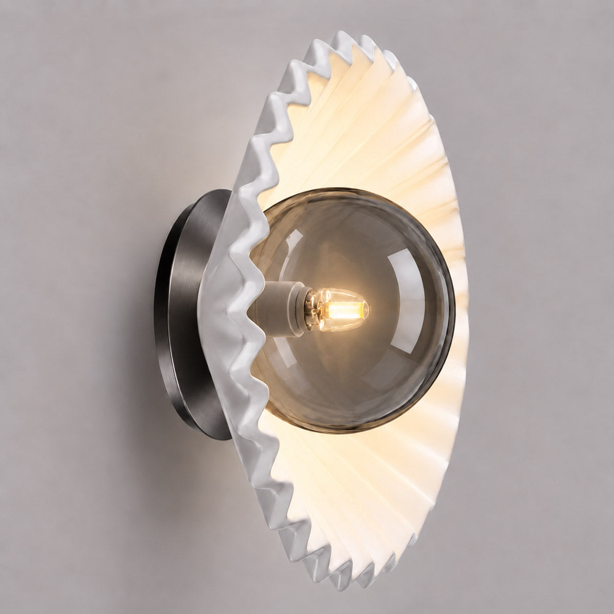 Speros Bowlos Fluted Wall Light