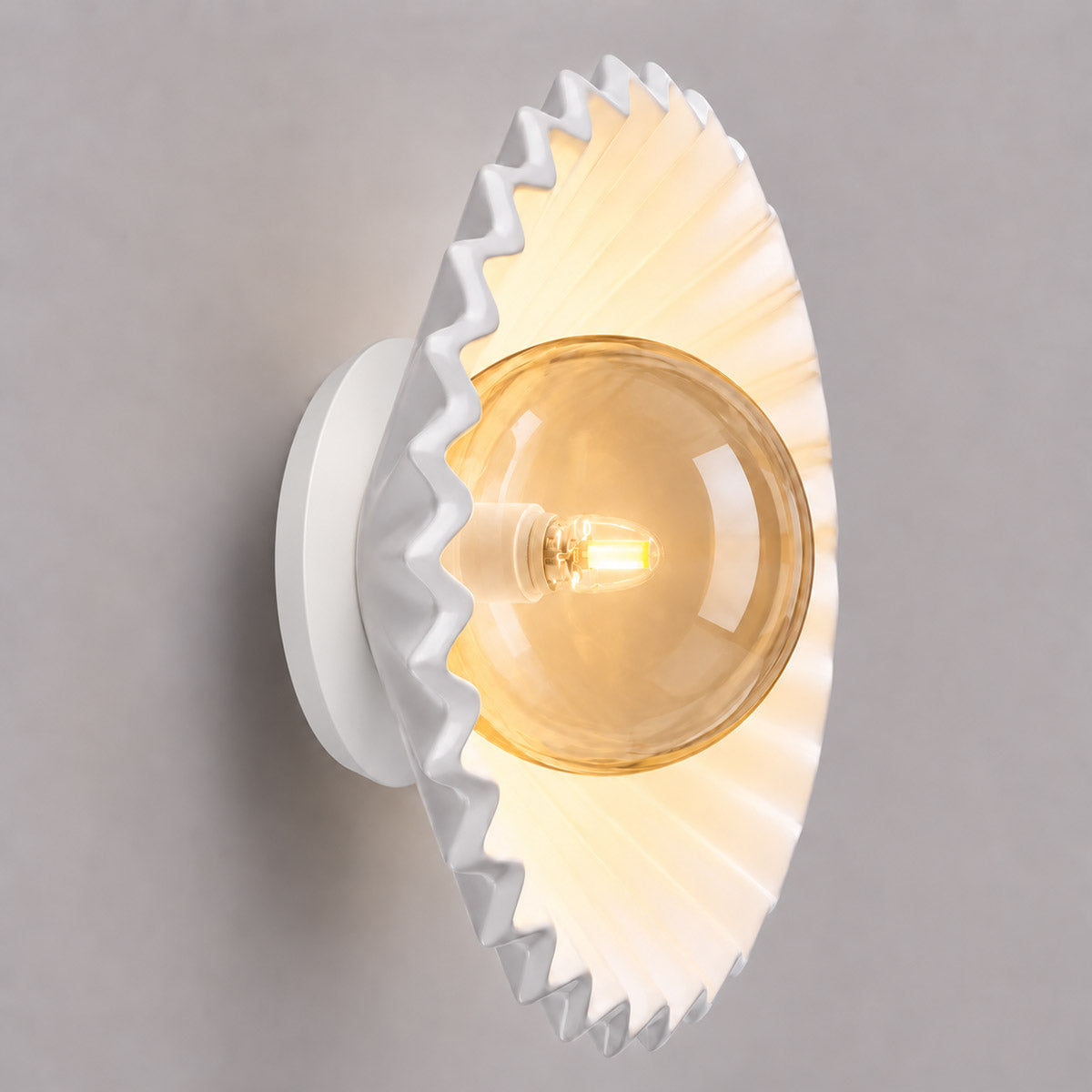 Speros Bowlos Fluted Wall Light