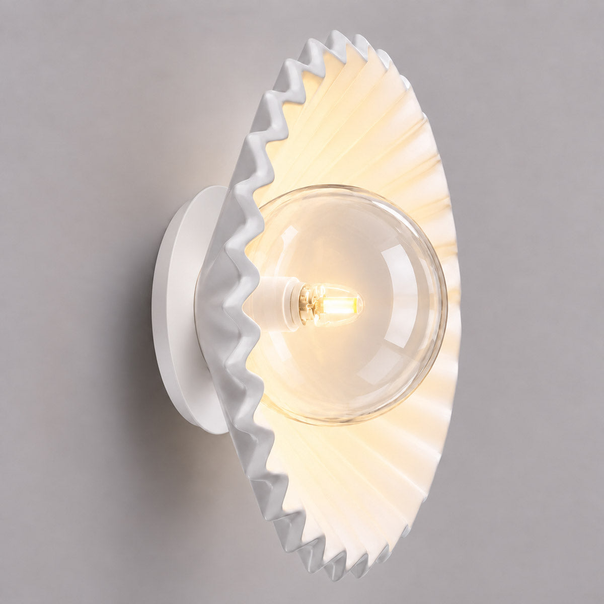Speros Bowlos Fluted Wall Light